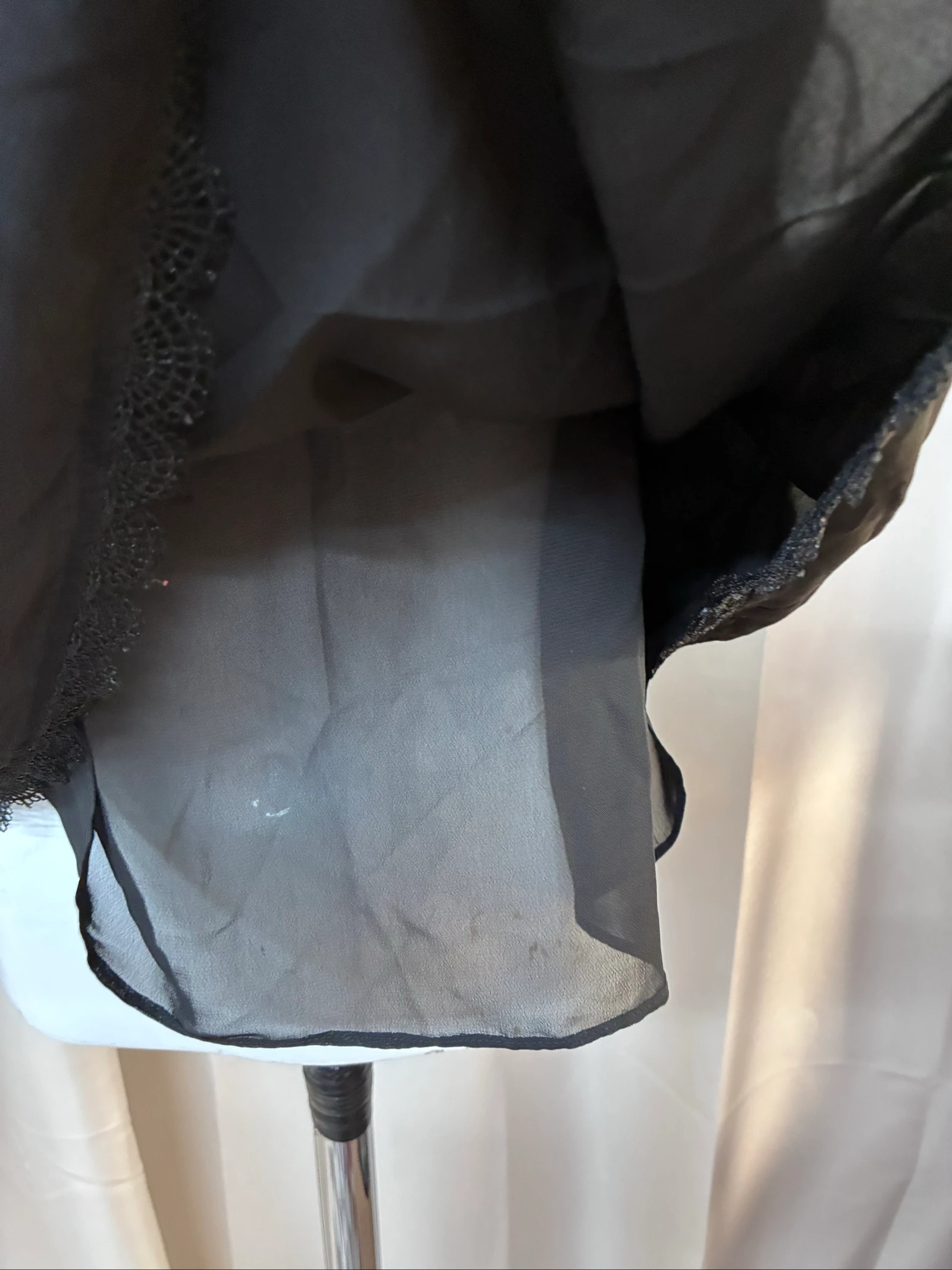 Vloeiende zwarte top met geknoopte bandjes Pimkie Maat XL – photo 5